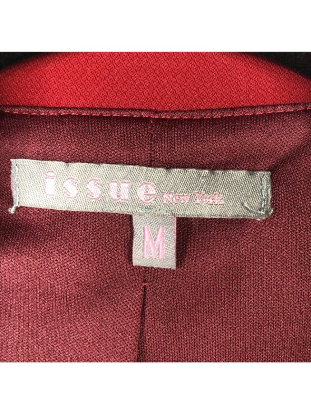 Issue New York Dress Womens M Red Ruffle Jacket Mini Long Sleeve Party Cocktail - Picture 5 of 16